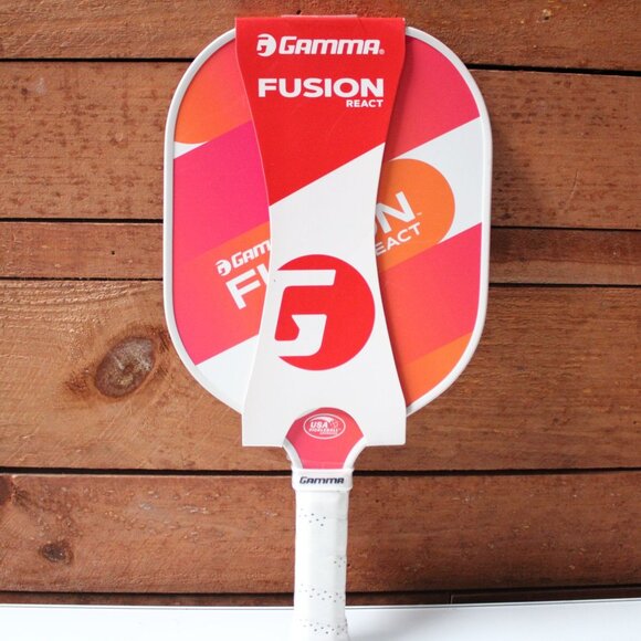 Gamma Fusion React Pickleball Paddle Lightweight Durable Textured Surface USA - Picture 1 of 6